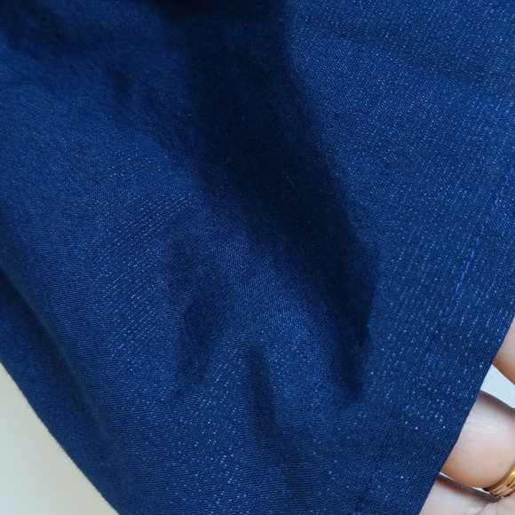 carter's navy blue shimmer holiday party dress 3 months baby girl - Picture 2 of 9